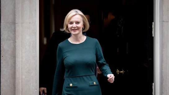 La primera ministra británica, Liz Truss. La primera ministra británica, Liz Truss.
