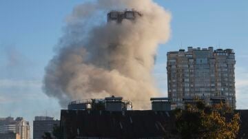 Ataque con drones kamikaze en Kyiv