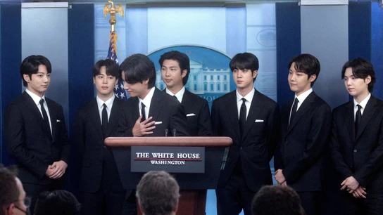 La banda BTS, en la Casa Blanca La banda BTS, en la Casa Blanca