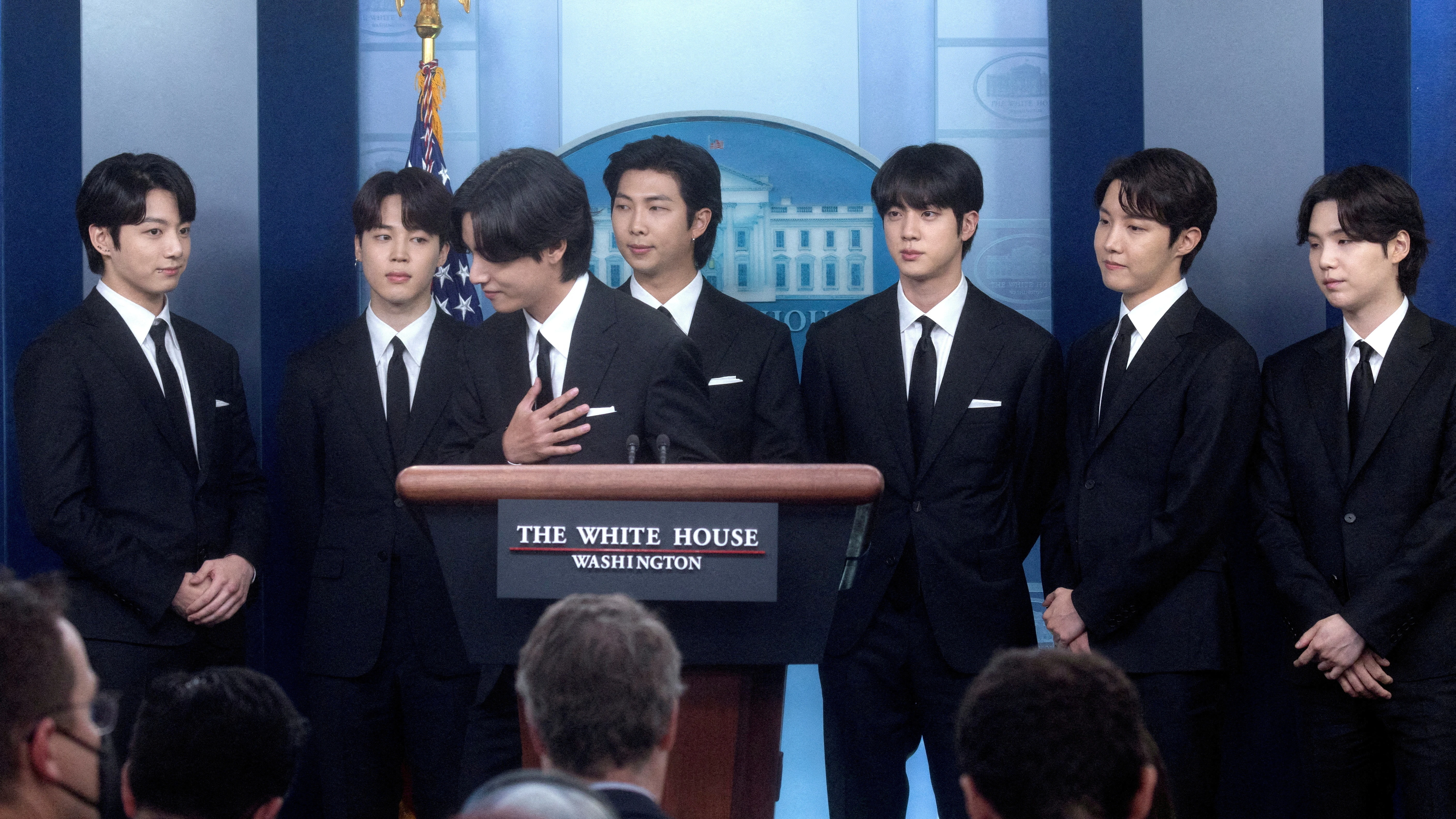 La banda BTS, en la Casa Blanca