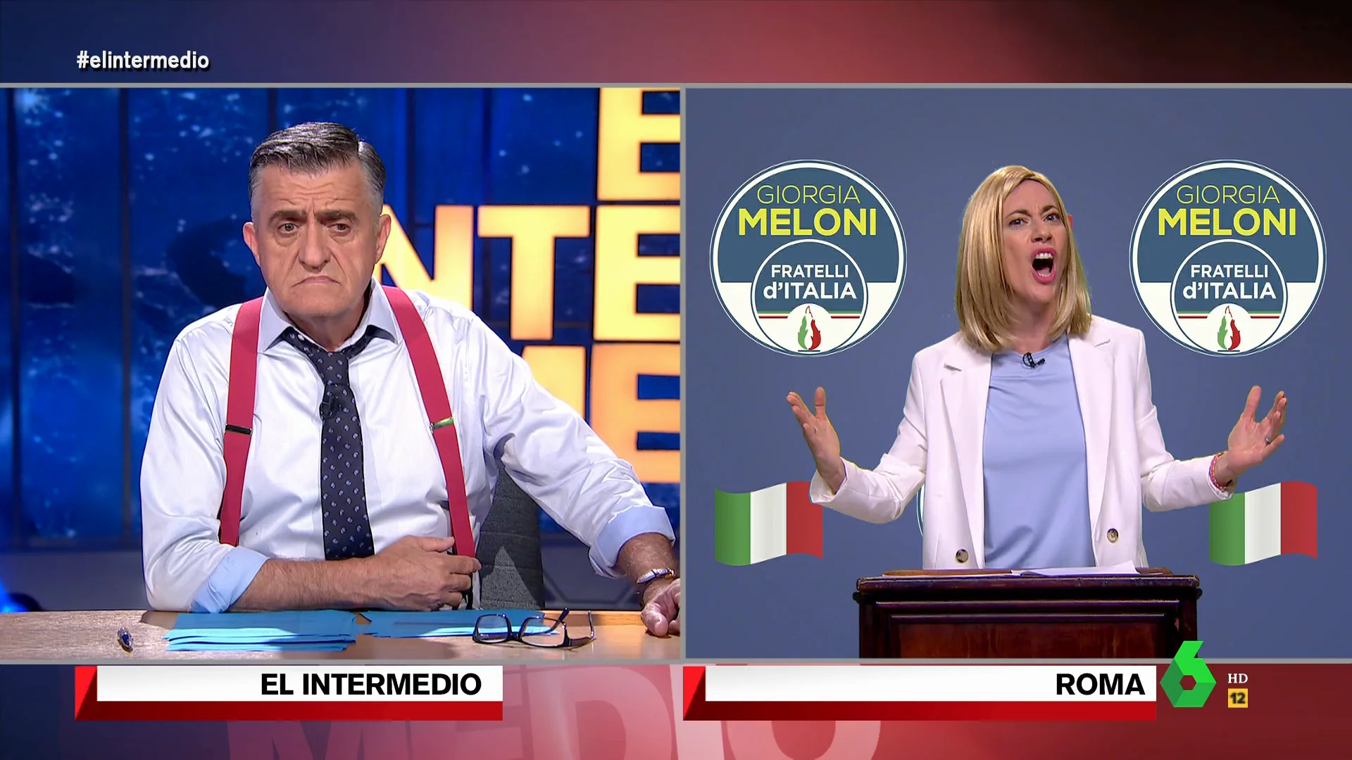 'Giorgia Meloni' defiende frente a Wyoming su Gobierno xenófobo: "Italiani, os quiero con la cabeza alta y las fronteras más altas todavía"