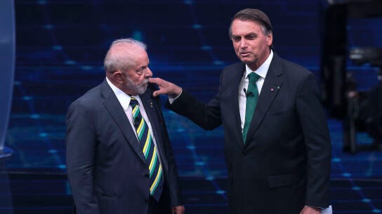 Debate entre Lula da Silva y Jair Bolsonaro