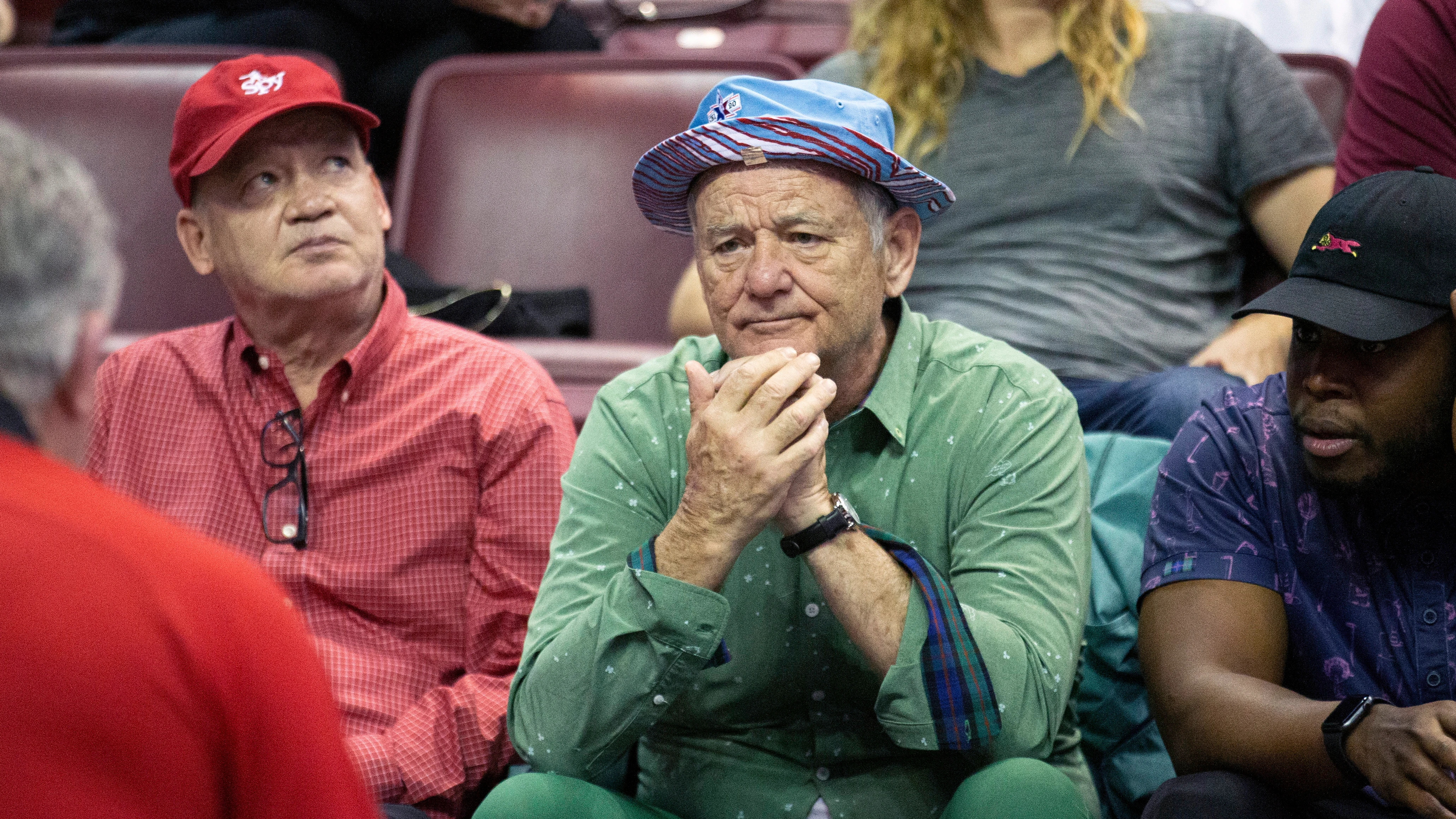 Bill Murray, durante un partido de baloncesto