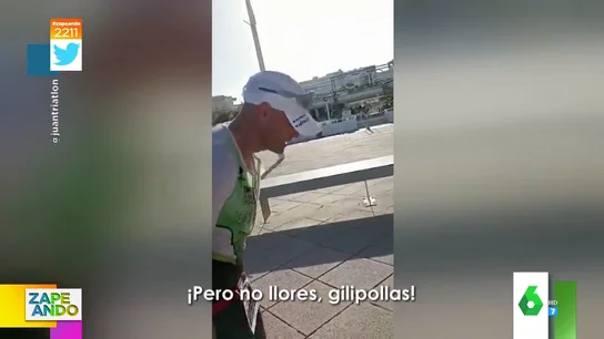 La reacción viral de una mujer cuando animaba a su marido en un triatlón La reacción viral de una mujer cuando animaba a su marido en un triatlón