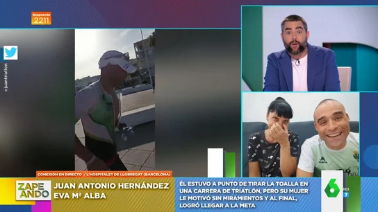 La bonita declaración de amor del triatletista al que su mujer llamó "gilipollas" para motivarle La bonita declaración de amor del triatletista al que su mujer llamó "gilipollas" para motivarle