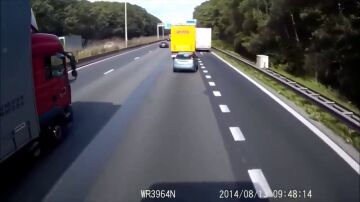 El escalofriante vídeo con el que la Guardia Civil advierte del peligro de tomar mal una salida de autovía