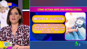 Boticaria García explica qué hay que hacer en el caso de sufrir hipoglucemia con diabetes
