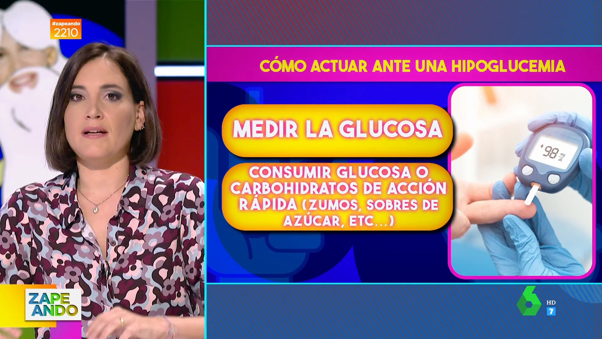 Boticaria García explica qué hay que hacer en el caso de sufrir hipoglucemia con diabetes