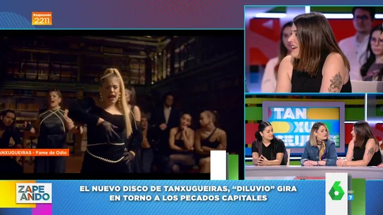 El espectacular videoclip de 'Fame de odio', el nuevo disco de Las Tanxugueiras: "Estamos cansadas de los cuerpos normativos" El espectacular videoclip de 'Fame de odio', el nuevo disco de Las Tanxugueiras: "Estamos cansadas de los cuerpos normativos"