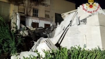 El aula magna de la  Universidad de Cagliari se derrumba en la isla italiana de Cerdeña