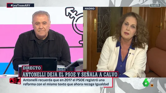 Carla Antonelli confía en que Sánchez encauce la Ley Trans: "Por favor, Pedro, pon orden" Carla Antonelli confía en que Sánchez encauce la Ley Trans: "Por favor, Pedro, pon orden"