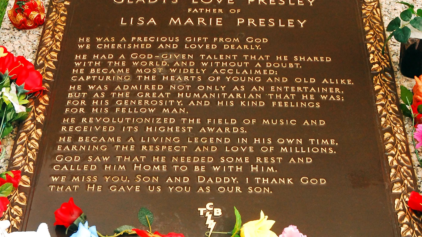 Tumba de Elvis Presley Tumba de Elvis Presley