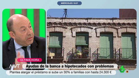 Bernardos alerta de "la letra pequeña" de las ayudas a la hipoteca: "La banca no piensa perder dinero" Bernardos alerta de "la letra pequeña" de las ayudas a la hipoteca: "La banca no piensa perder dinero"