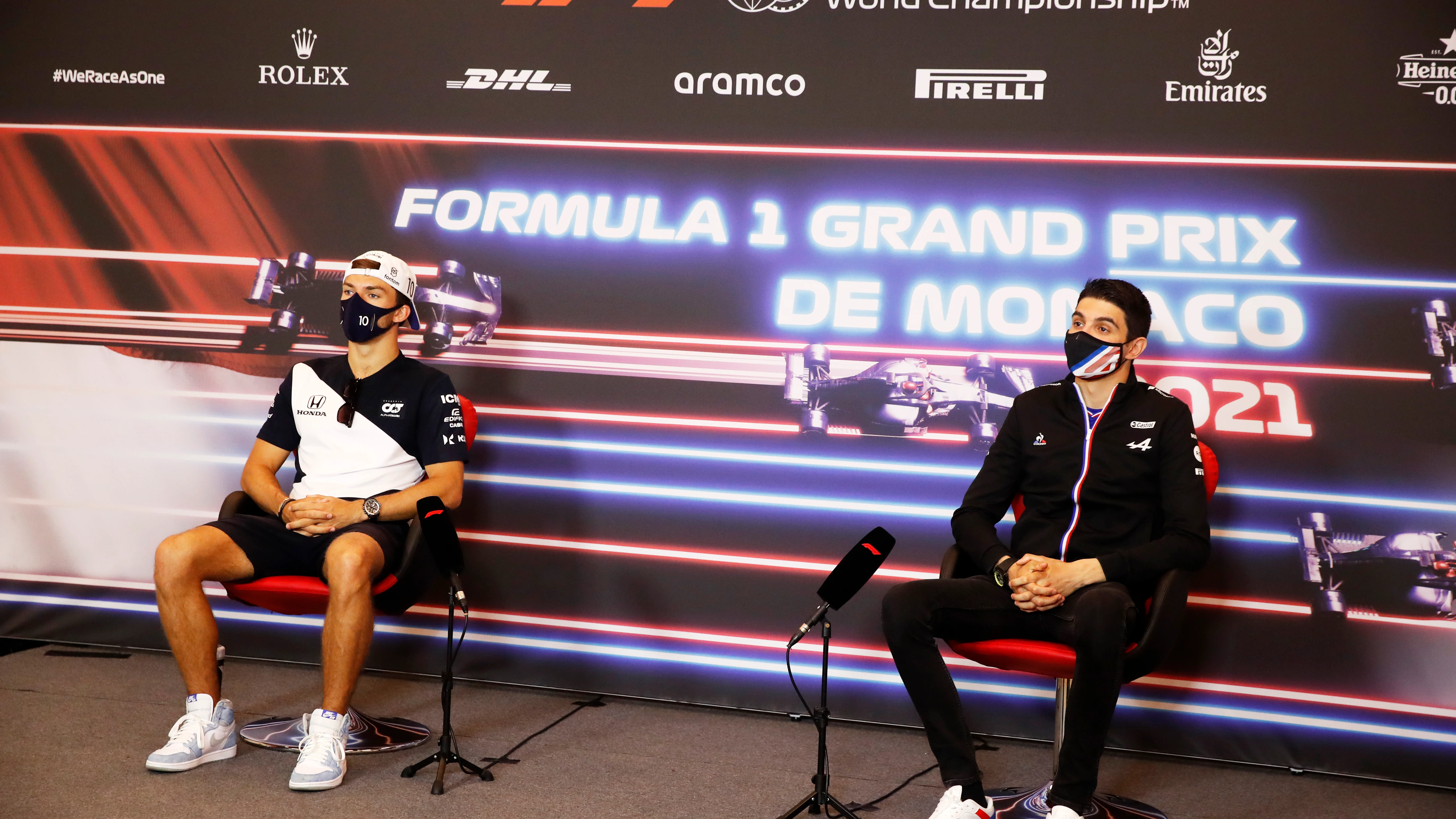 Pierre Gasly y Esteban Ocon