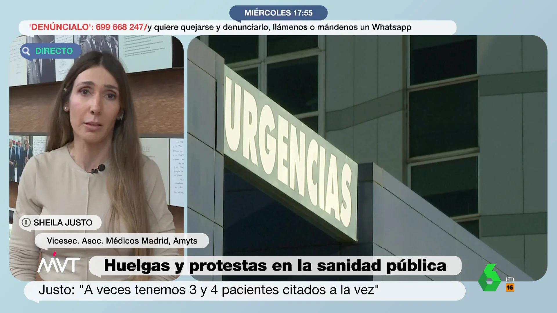 Médicos del Infanta Sofía denuncian que es está "poniendo en peligro la seguridad del paciente": "En misma cita coinciden 4 personas"