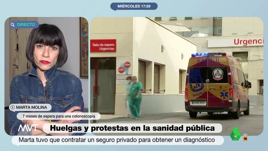 "Si hubiese esperado a un diagnóstico en la sanidad pública estaría muerta": la denuncia de una paciente con cáncer "Si hubiese esperado a un diagnóstico en la sanidad pública estaría muerta": la denuncia de una paciente con cáncer