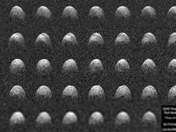 Imágenes de Phaethon tomadas por el sistema de radar del Observatorio de Arecibo en diciembre de 2017 Imágenes de Phaethon tomadas por el sistema de radar del Observatorio de Arecibo en diciembre de 2017