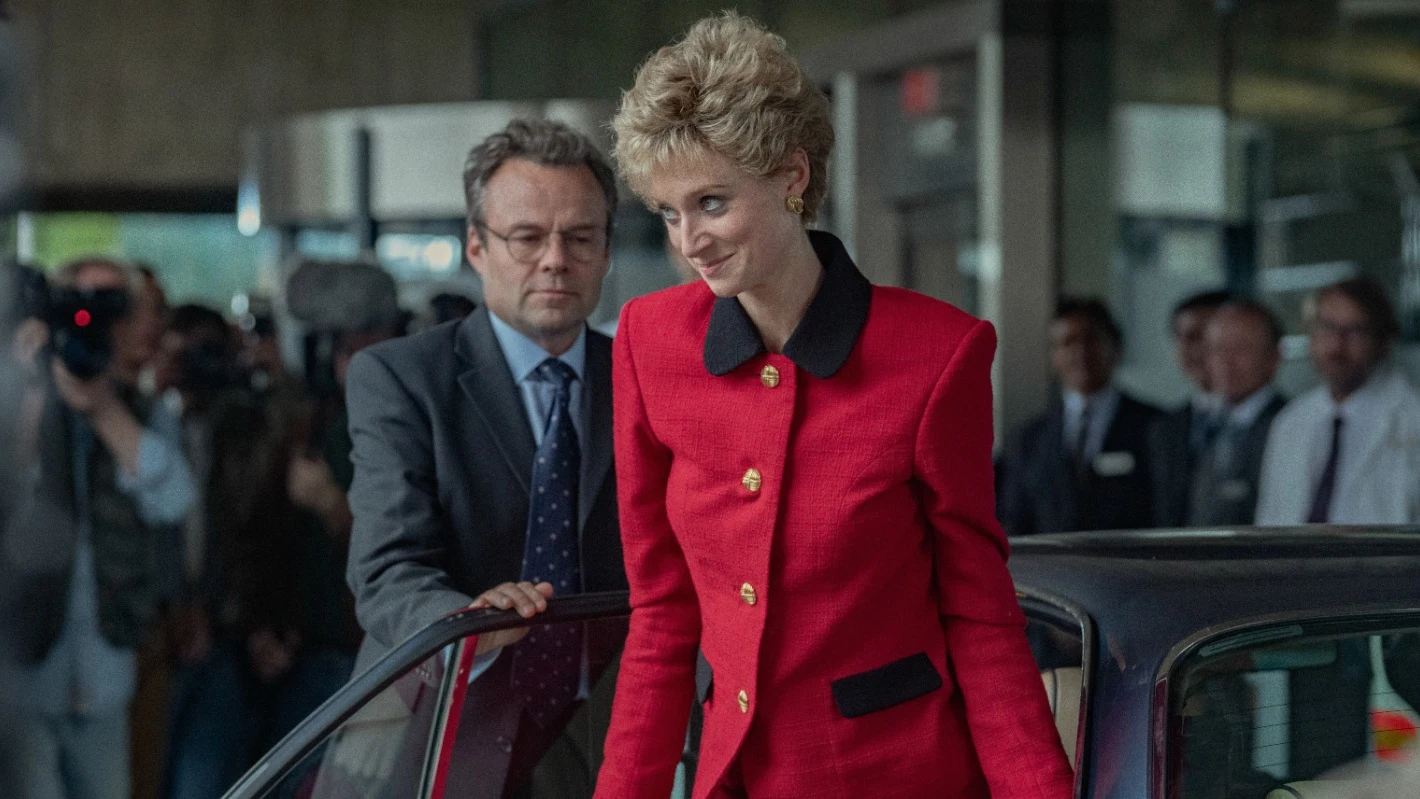 Elizabeth Debicki como Lady Di en la temporada 5 de 'The Crown'