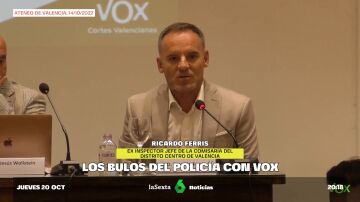 Cesan al policía que vinculó inmigración y delincuencia en un acto de Vox en Valencia