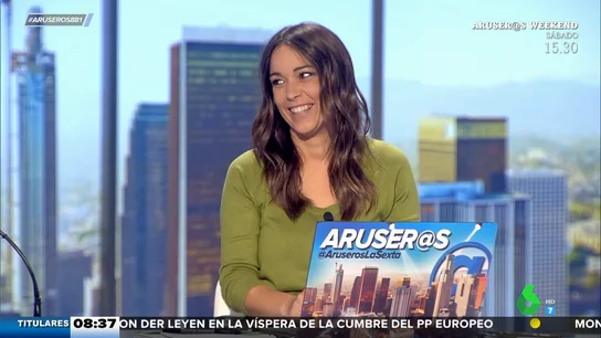 Patricia Benítez confiesa practicar el "tonteo de baja intensidad" con compañeros de Aruser@s Patricia Benítez confiesa practicar el "tonteo de baja intensidad" con compañeros de Aruser@s