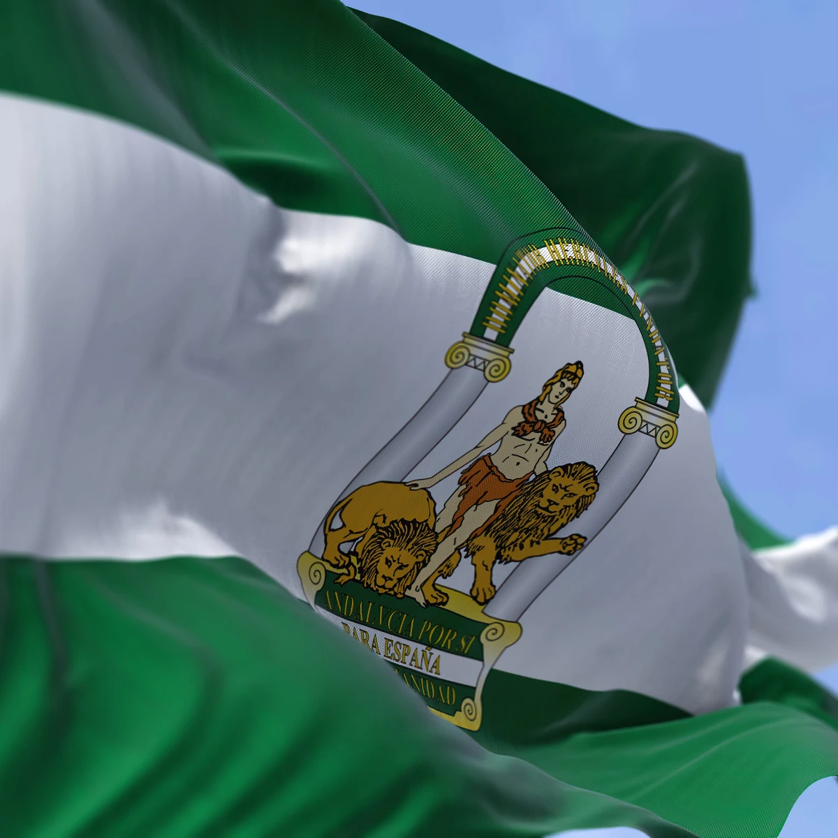 Verde y blanca: El origen de la bandera de Andalucía