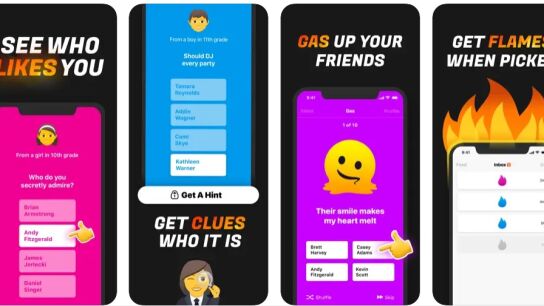 Capturas de la red social Gas