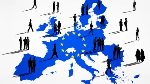 Mapa de Europa con profesiones Mapa de Europa con profesiones