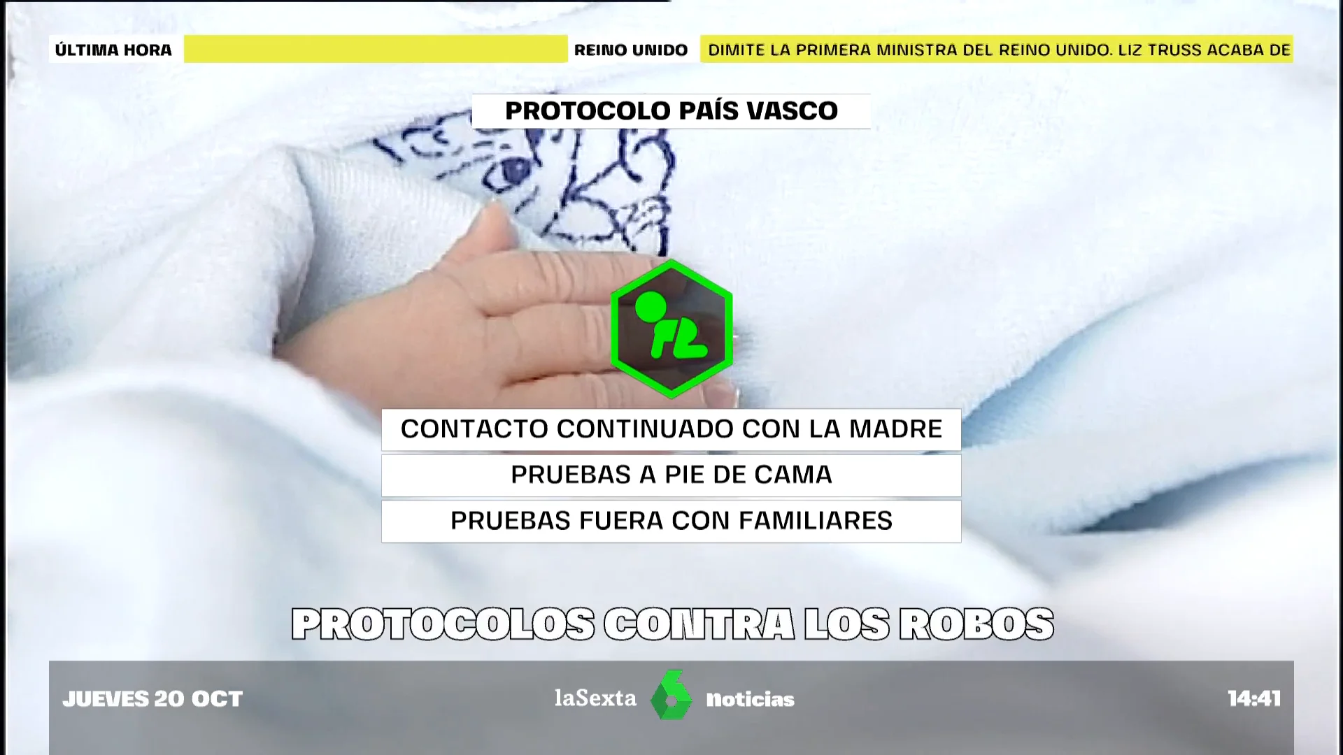 Protocolo contra el secuestro de bebés en los hospitales