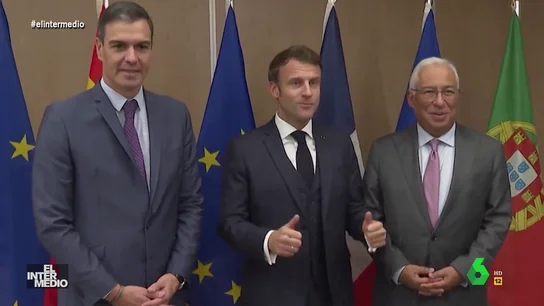 Macron se despide a la 'española' de Sánchez y Costa tras su última reunión Macron se despide a la 'española' de Sánchez y Costa tras su última reunión