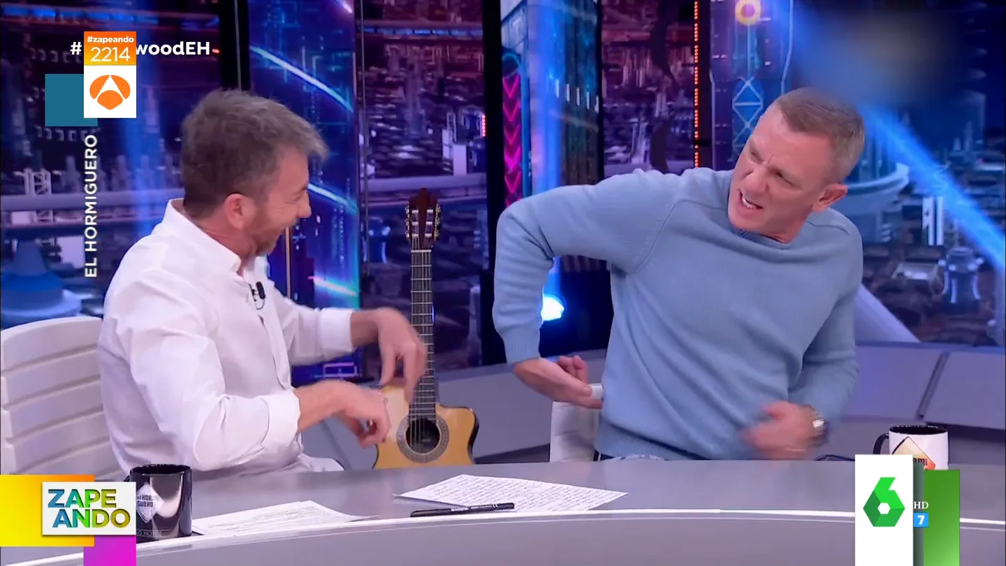 Daniel Craig descubre en El Hormiguero las lesiones que ha sufrido por interpretar a James Bond Daniel Craig descubre en El Hormiguero las lesiones que ha sufrido por interpretar a James Bond