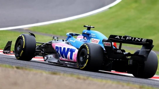 Fernando Alonso, en el Alpine Fernando Alonso, en el Alpine