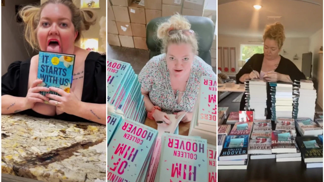 La escritora Colleen Hoover