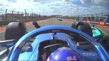 Alonso, a dos ruedas en Texas