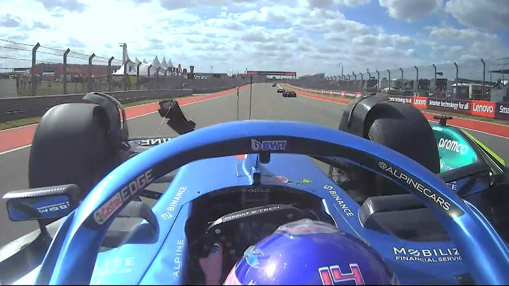 Alonso, a dos ruedas en Texas