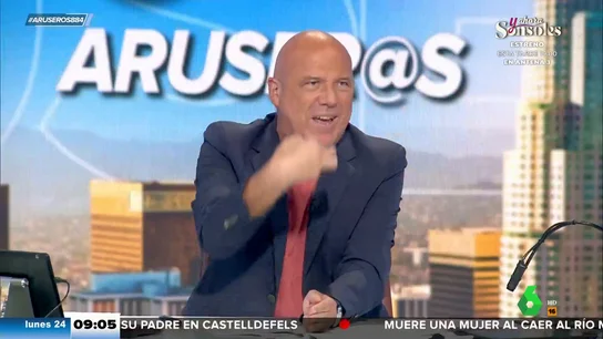 Alfonso Arús le echa la bronca a Marc Llobet: "Si todos aplicáramos tu criterio, este programa enlazaba con Pedrerol" Alfonso Arús le echa la bronca a Marc Llobet: "Si todos aplicáramos tu criterio, este programa enlazaba con Pedrerol"