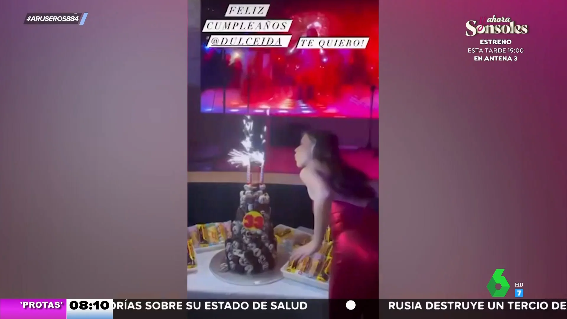 Dulceida celebra su 33 cumpleaños por todo lo alto con un concierto de La Húngara