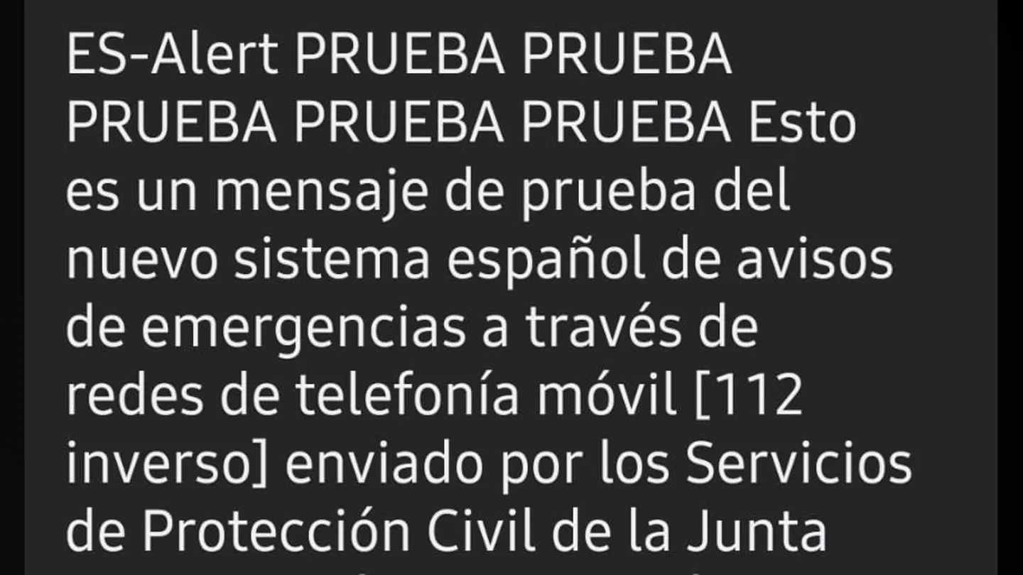 'ES-Alert', en marcha: Interior envía alertas de prueba a móviles para valorar su eficacia en casos de catástrofe 'ES-Alert', en marcha: Interior envía alertas de prueba a móviles para valorar su eficacia en casos de catástrofe