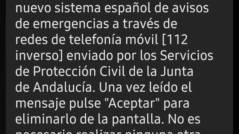 'ES-Alert', en marcha: Interior envía alertas de prueba a móviles para valorar su eficacia en casos de catástrofe