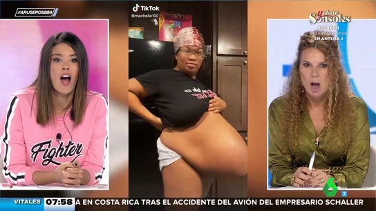 Así es la impresionante barriga de una señora embarazada de mellizos que ha dejado en shock a los aruseros Así es la impresionante barriga de una señora embarazada de mellizos que ha dejado en shock a los aruseros