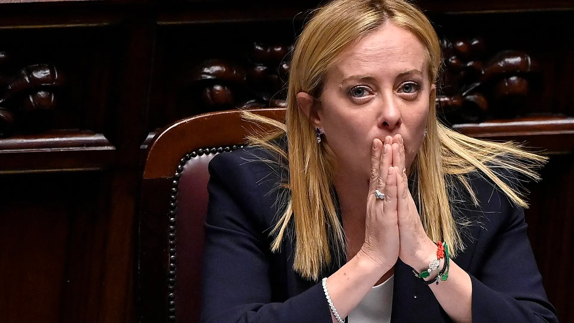La primera ministra italiana, Giorgia Meloni.