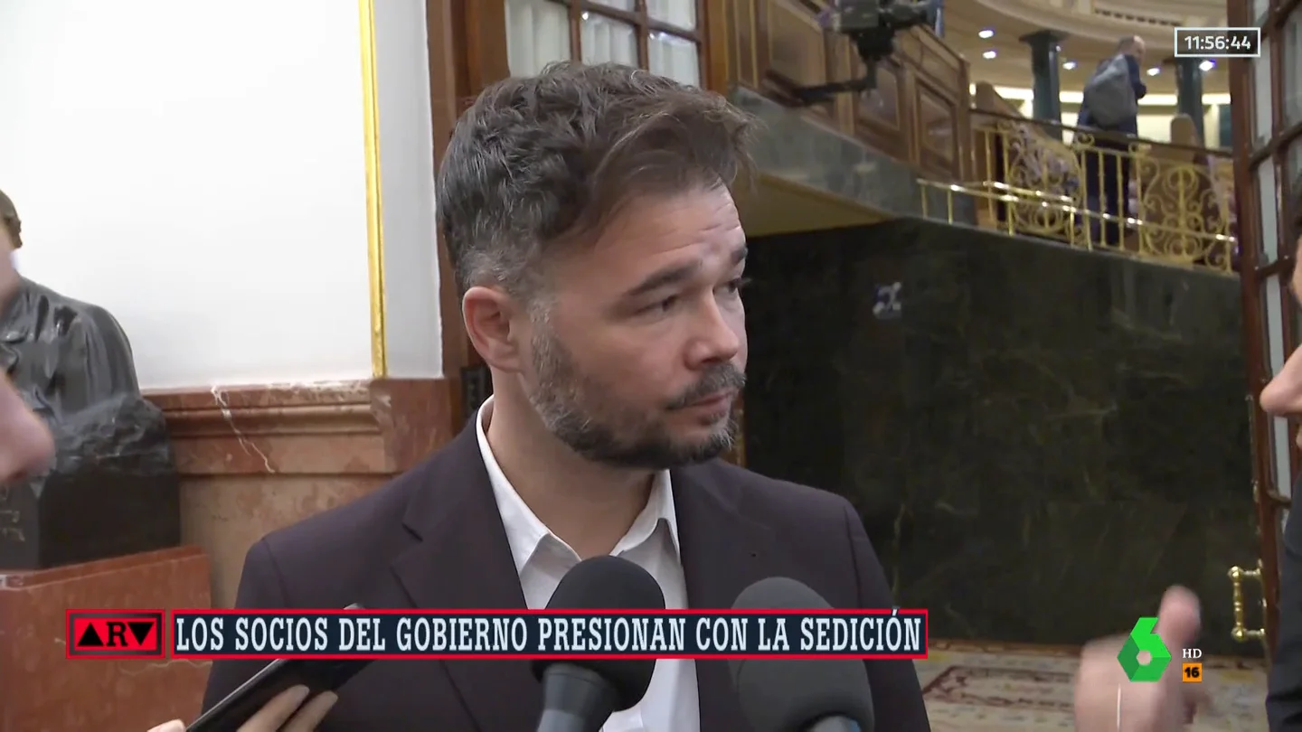 ERC aceptaría una reforma de la sedición "lo más homologable" al entorno europeo y afirma que ya hay mayoría ERC aceptaría una reforma de la sedición "lo más homologable" al entorno europeo y afirma que ya hay mayoría