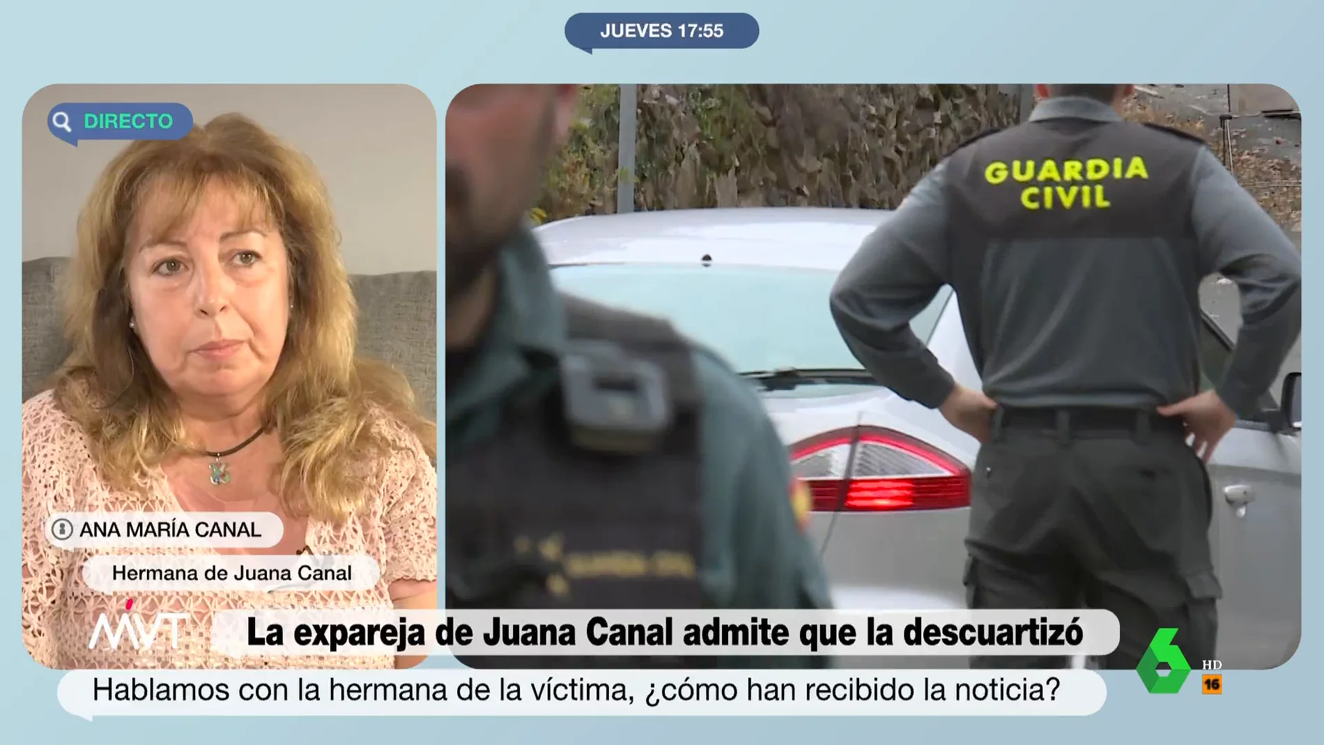 La hermana de Juana Canal pide no creer la versión de su expareja: "No tiene ni pies ni cabeza"