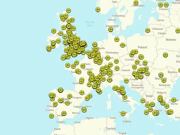 Mapa con el sonido de los bosques del mundo Mapa con el sonido de los bosques del mundo