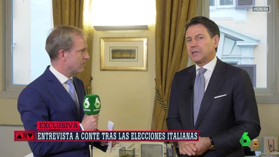 Giuseppe Conte, en Al Rojo Vivo Giuseppe Conte, en Al Rojo Vivo