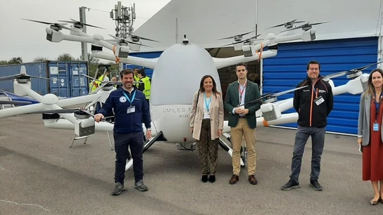 El aerotaxi ya vuela en Jaén: así han sido las pruebas del primer prototipo español El aerotaxi ya vuela en Jaén: así han sido las pruebas del primer prototipo español