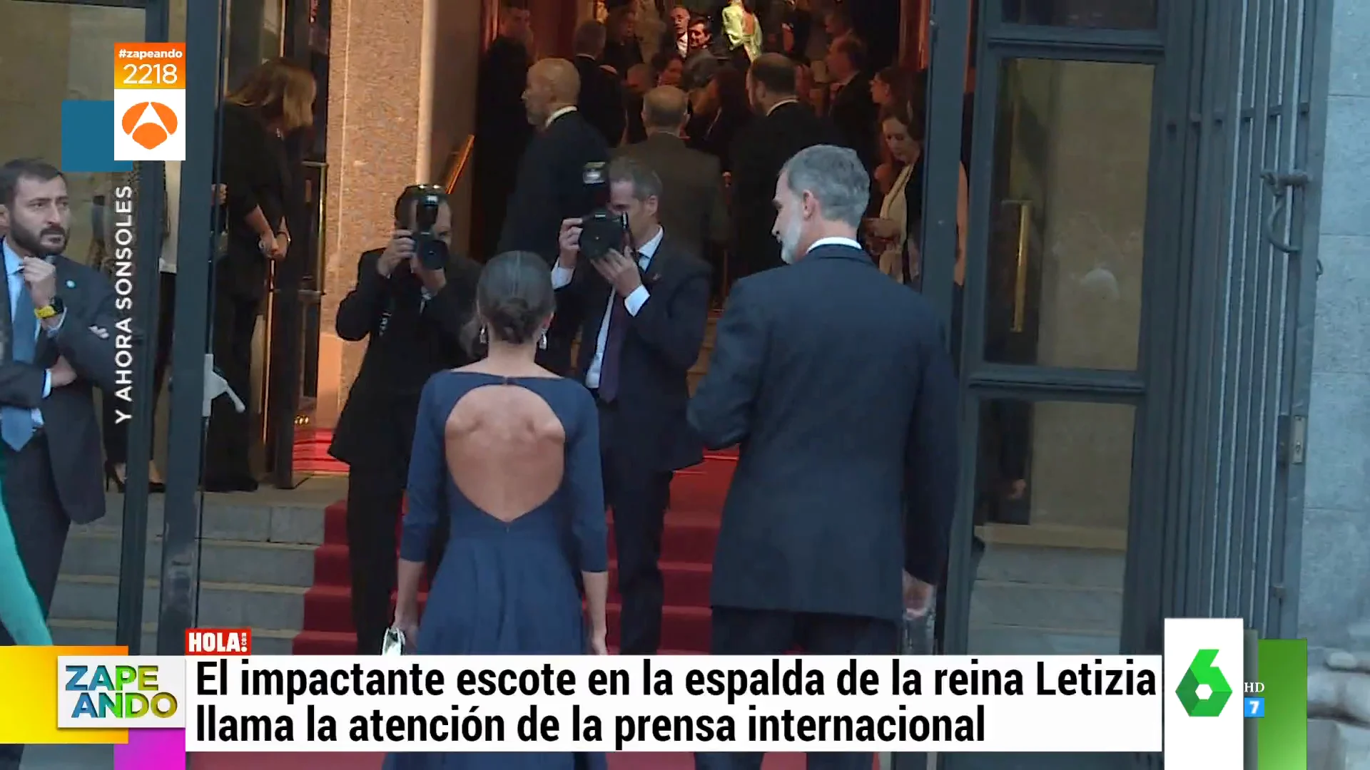 Josie alucina con la espalda musculada de la reina Letizia: "Está muy bien exfoliada esta señora, está seca, fuerte y suave"