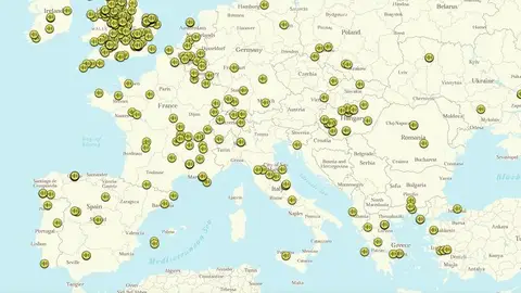 El mapa con los sonidos de los bosques del mundo El mapa con los sonidos de los bosques del mundo