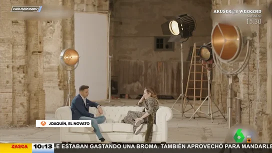 La confesión de Joaquín a Ana Milán: "Juego menos que el portero suplente de 'Oliver y Benji'" La confesión de Joaquín a Ana Milán: "Juego menos que el portero suplente de 'Oliver y Benji'"