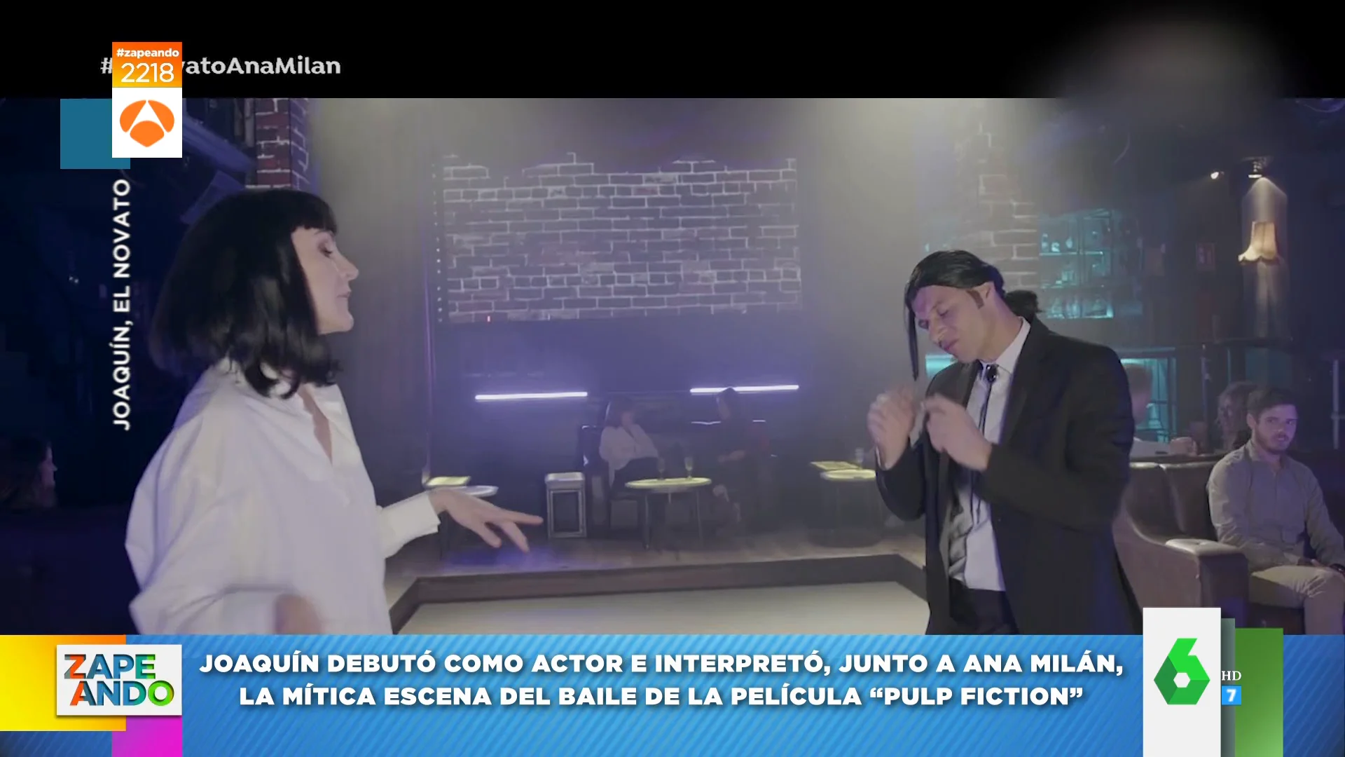 Así imitan Ana Milán y Joaquín la escena de Pulp Fiction