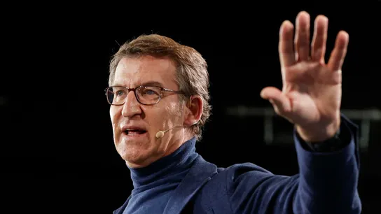 El presidente del PP, Alberto Núñez Feijóo, en un acto. El presidente del PP, Alberto Núñez Feijóo, en un acto.